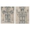 Stupell Industries Pencil Sketch Ornate Door 2 pc Canvas Wall Art Set Design by June Erica Vess